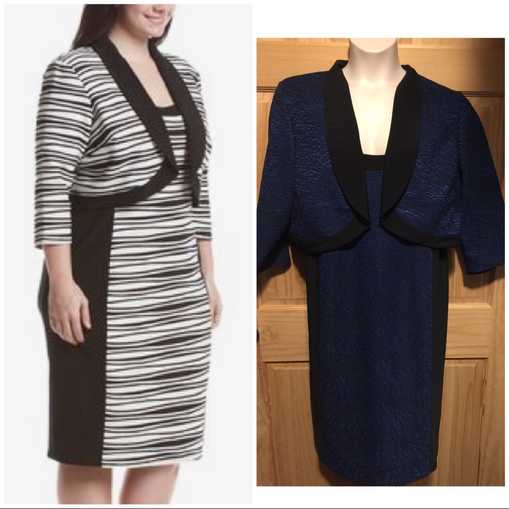 New 2-Pc R&M Richards Bolero Jacket & Sheath Dress